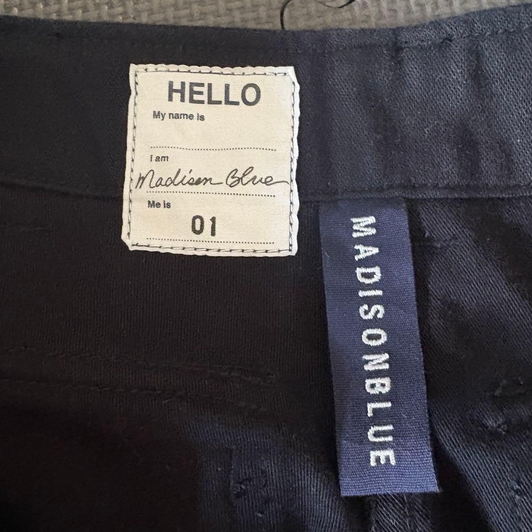 マディソンブルー　ファティーグパンツ　黒　サイズ1