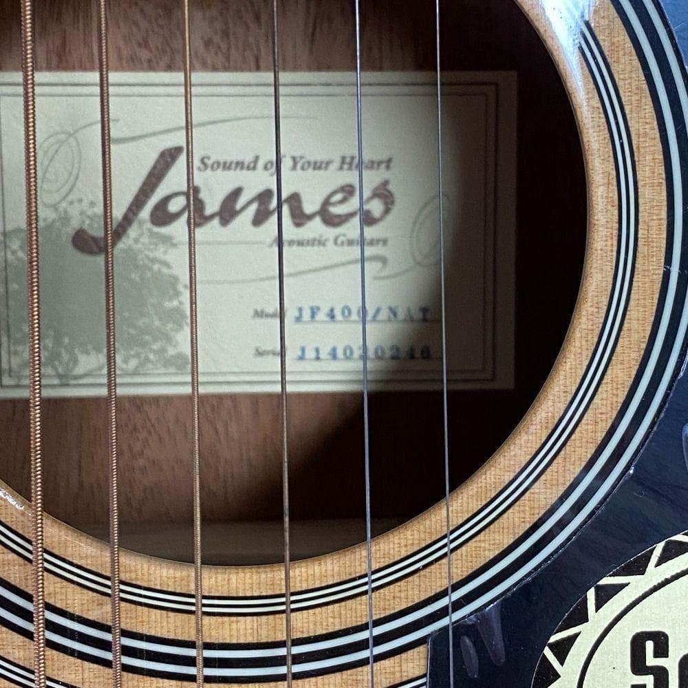 ジェームス JF400 NAT アコースティックギター アコギ ソフトケース