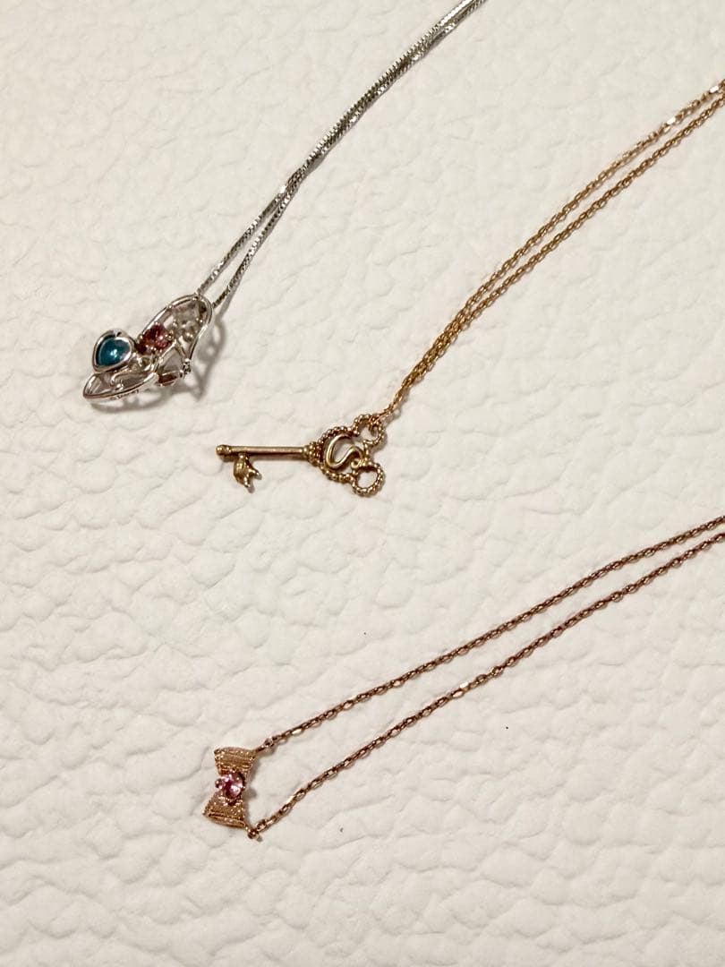 k10 ネックレス　3本セット