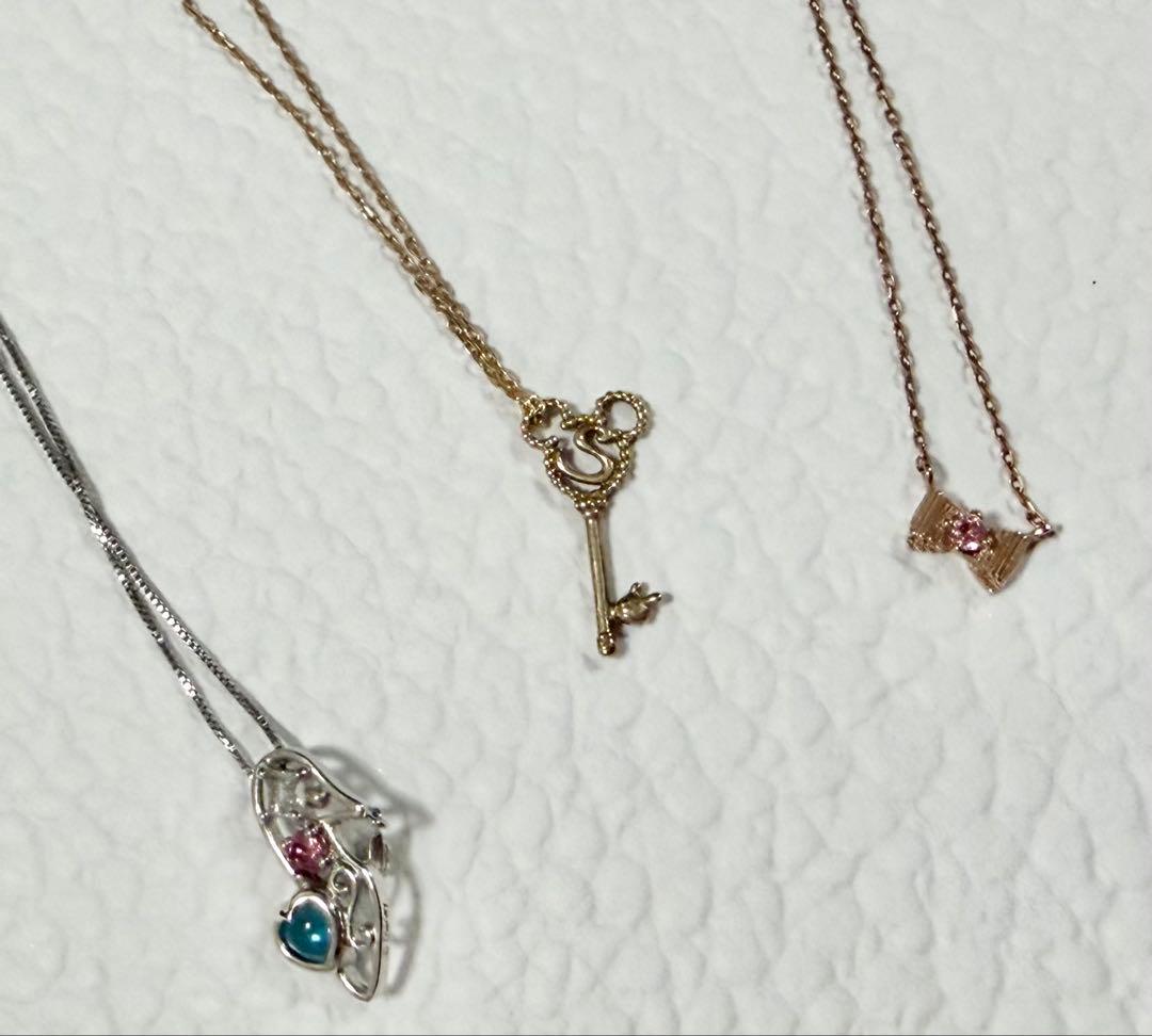 k10 ネックレス　3本セット