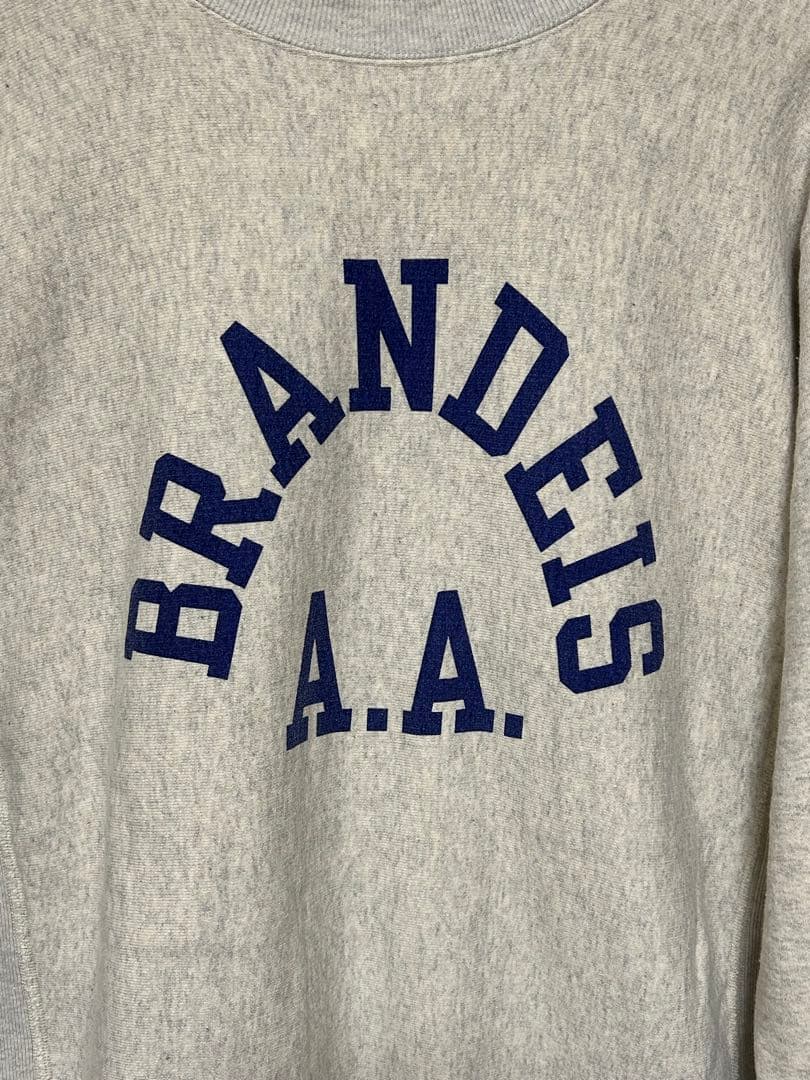 Champion BRANDEISリバースウィーブ クルーネックスウェットシャツ