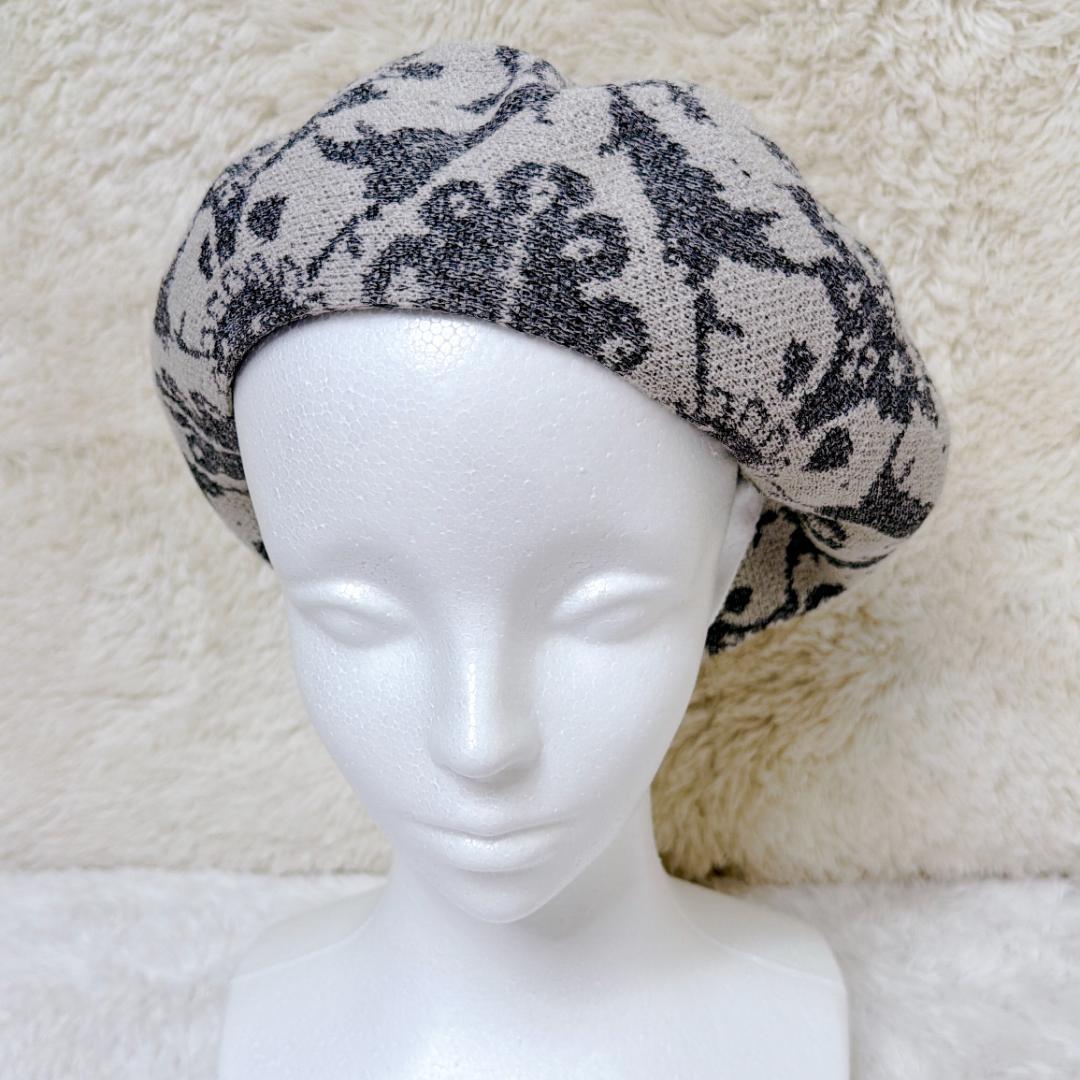 希少✨ Vivienne Westwood ベレー帽 総柄 ジャカード 花柄