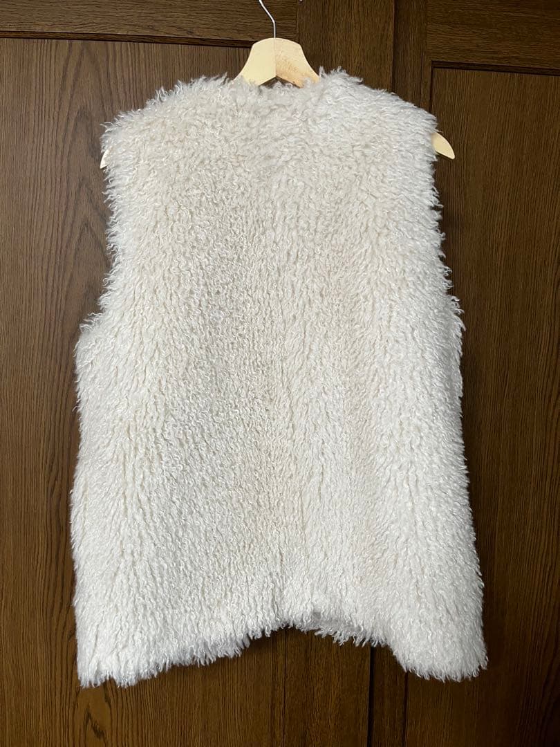 Ballsey プードルファー　クルーネックジレ