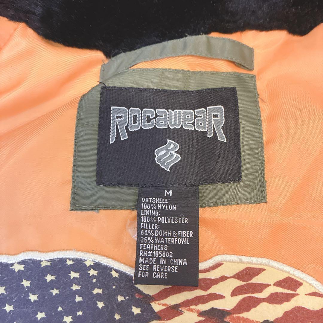 ROCAWEAR ロカウェア N2Bフライトジャケット 中綿 ファー付き M