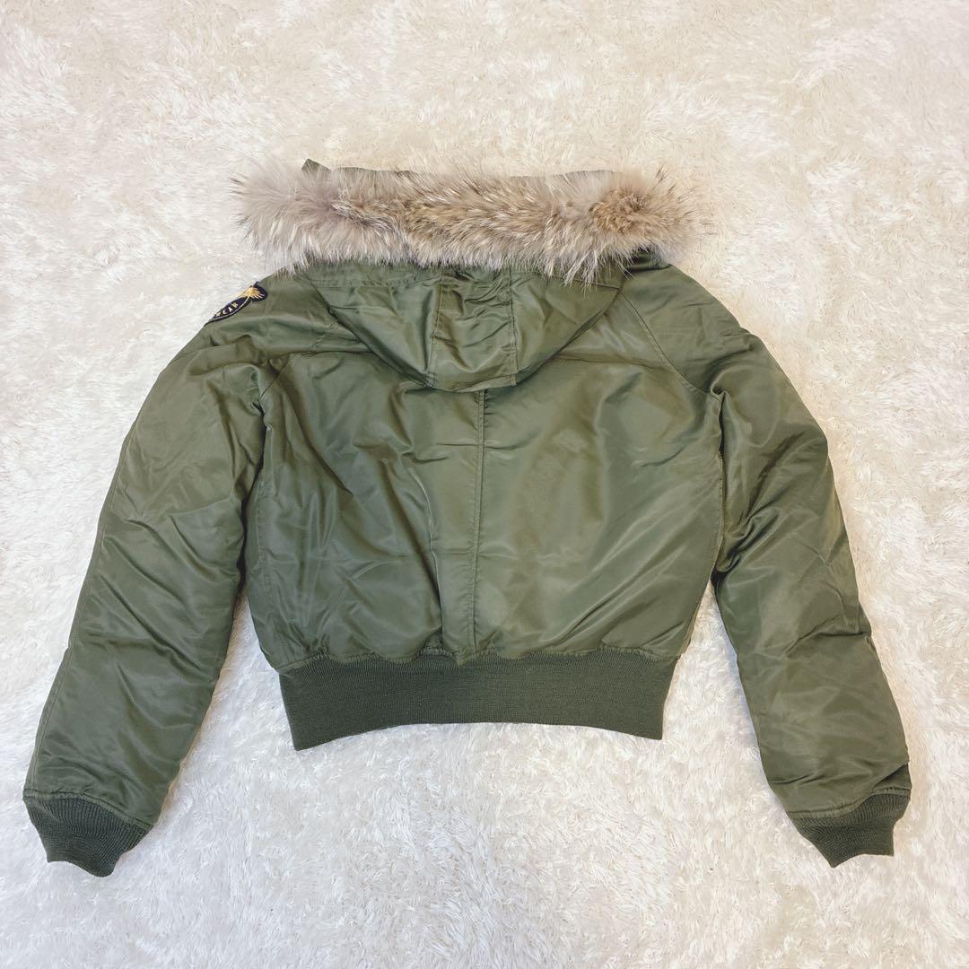 ROCAWEAR ロカウェア N2Bフライトジャケット 中綿 ファー付き M