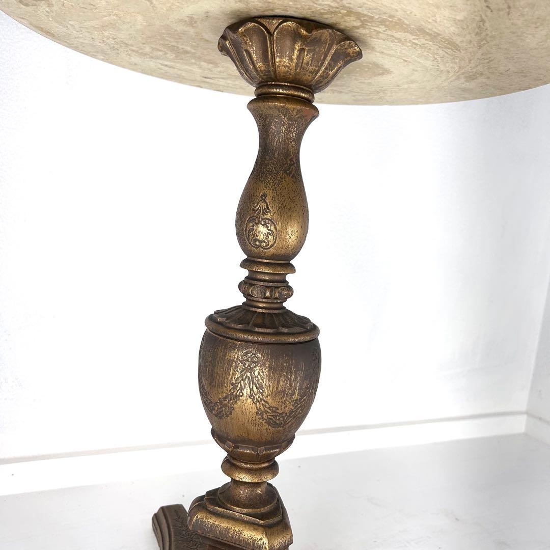 【希少】ヴィンテージ ストーントップ サイドテーブル　大理石　ゴールド