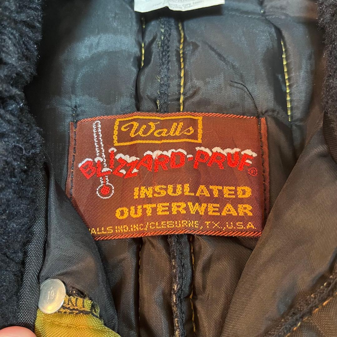 USA製 walls つなぎ　中綿　80's90's 中綿　ナイロン