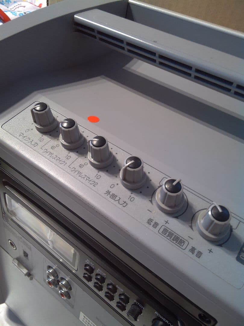 b25 ポータブルアンプ PE-W50 Victor ビクター グレー