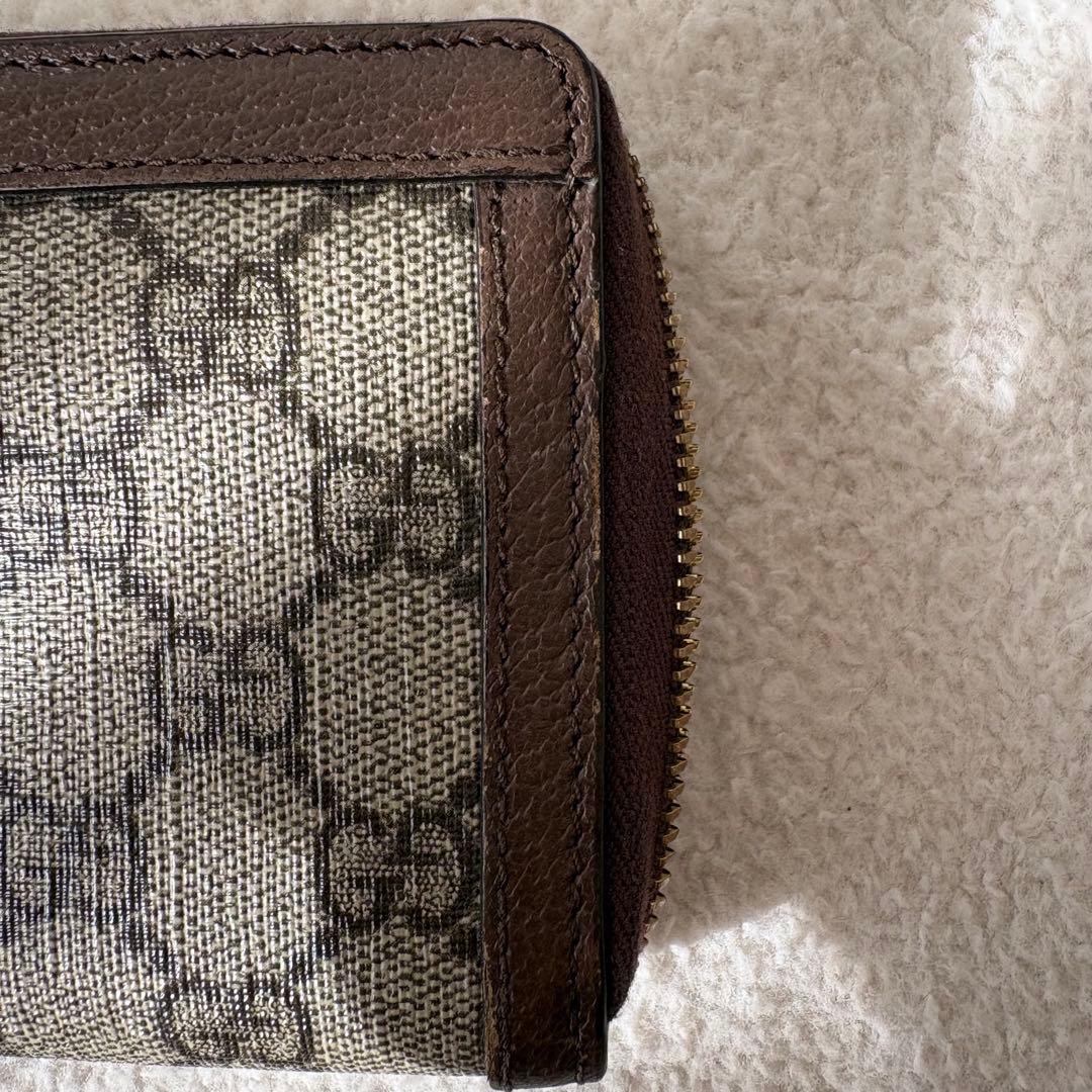 GUCCI GGパターン 長財布　シェリーライン