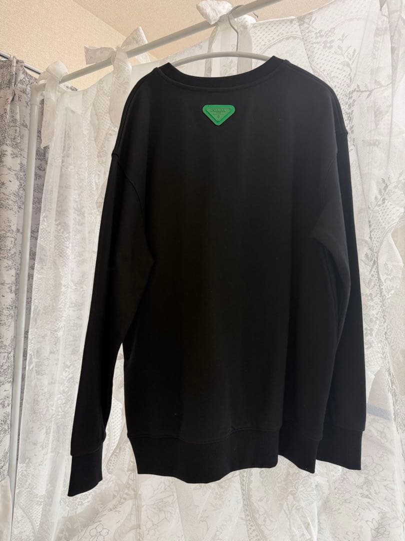 【PRADA】ブラック スウェット S