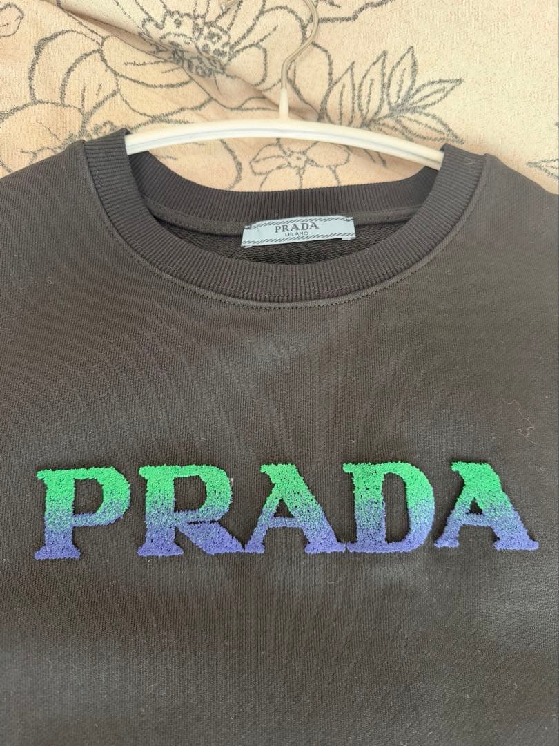 【PRADA】ブラック スウェット S