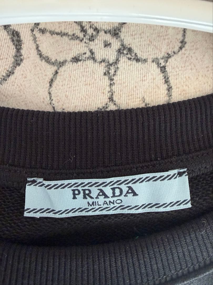 【PRADA】ブラック スウェット S