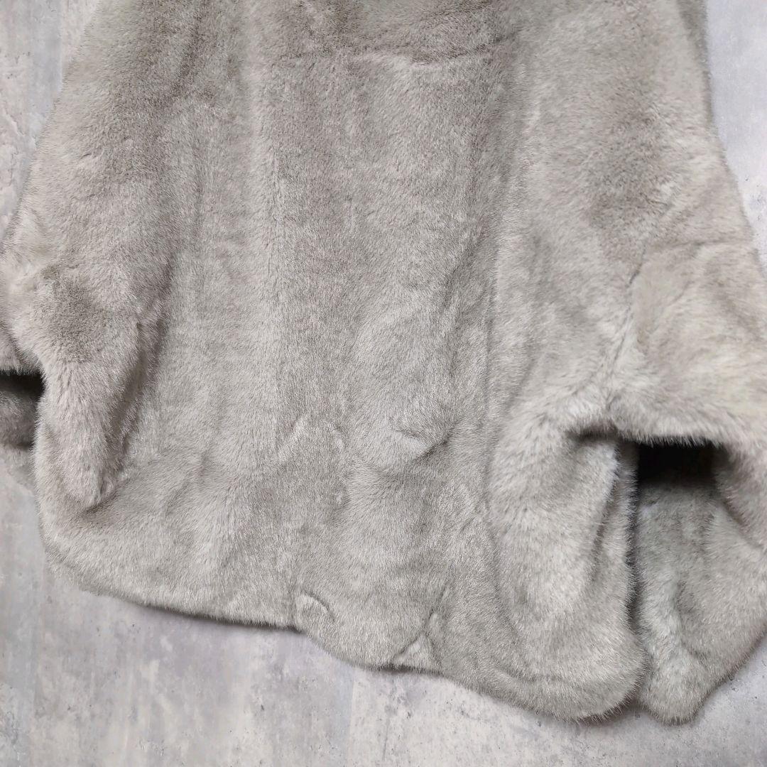 SALON adam et rope'【FREE】グラデーションファーブルゾン