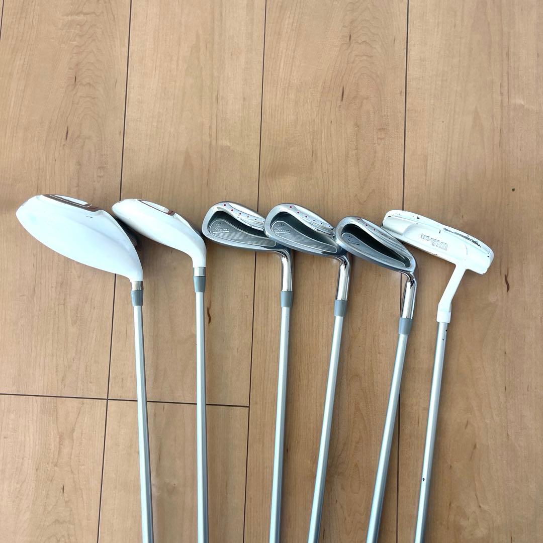 Wilson ゴルフクラブセット６本　レディース　ウィルソン　初心者セットピンク