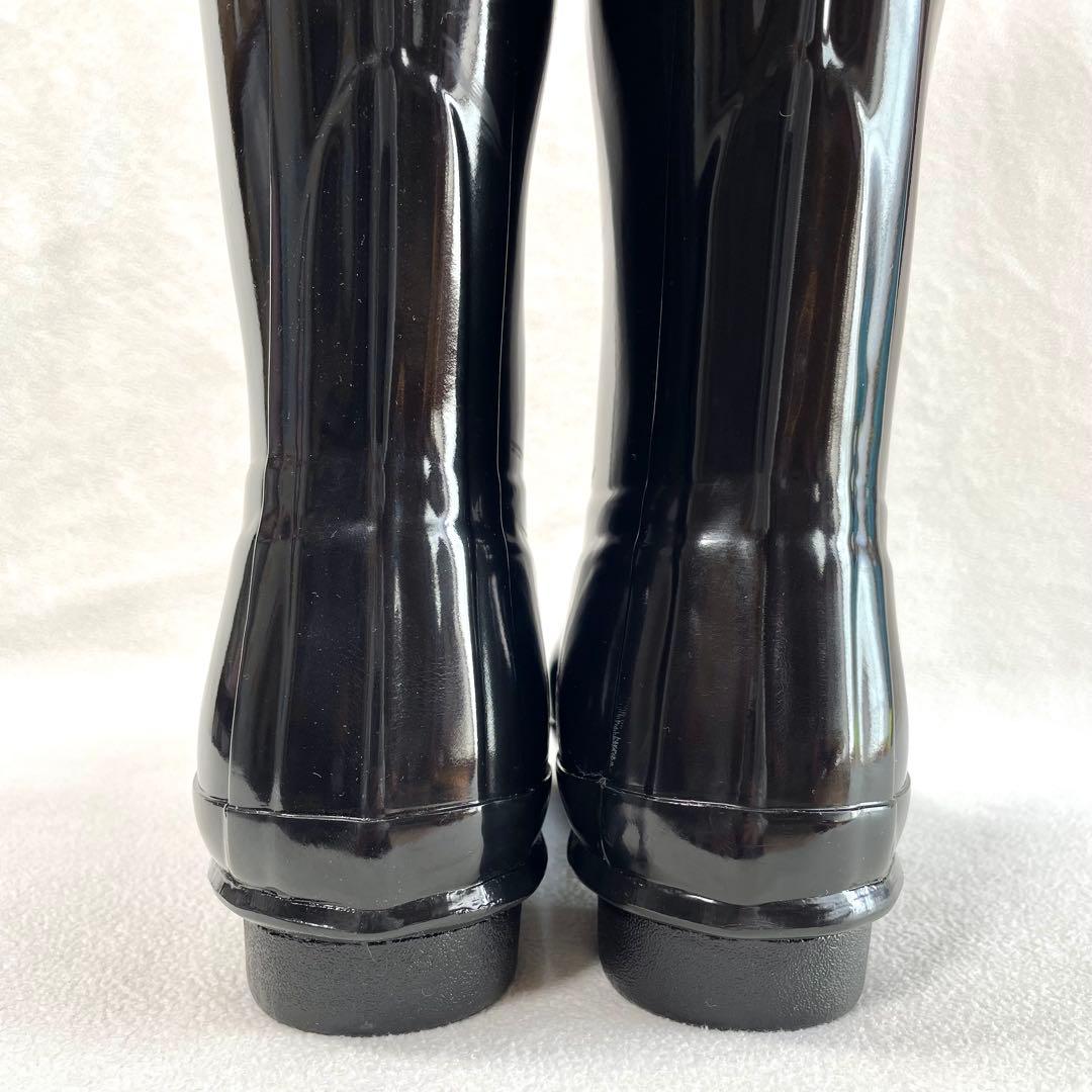 極美品✨ハンター グロス トールブーツ グラデーション ロング 艶あり 長靴
