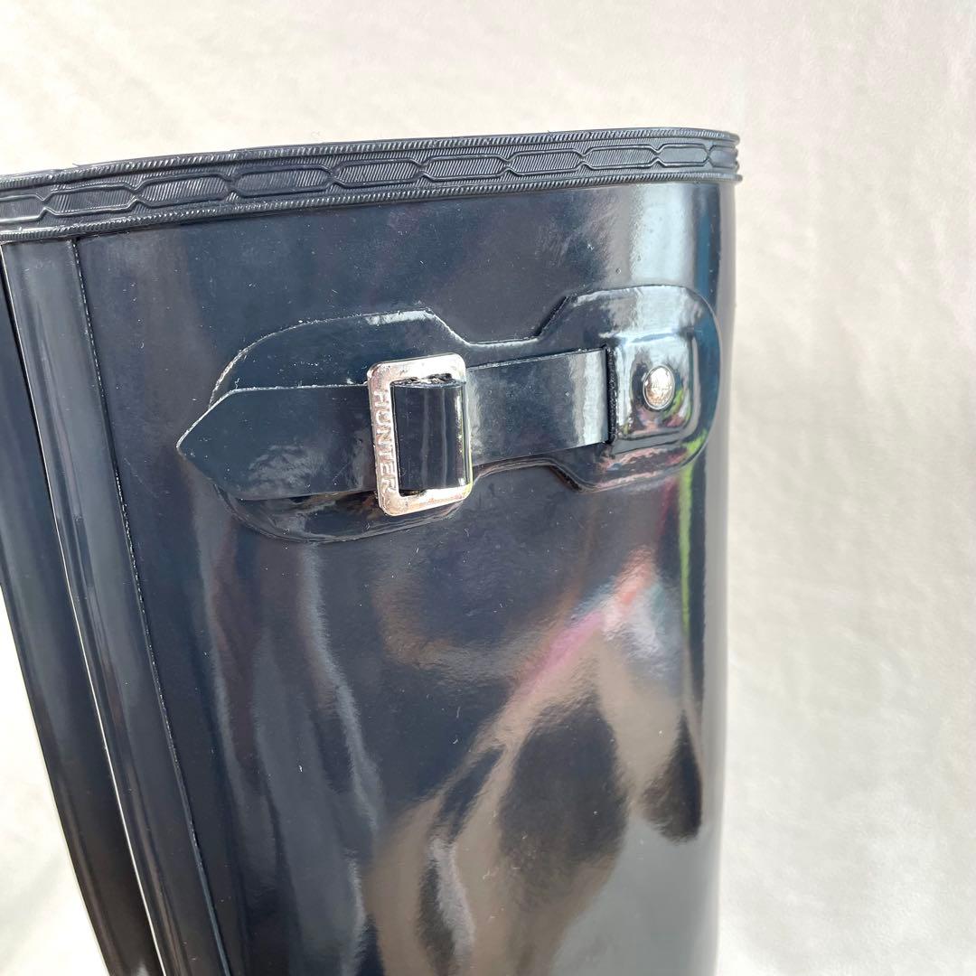 極美品✨ハンター グロス トールブーツ グラデーション ロング 艶あり 長靴