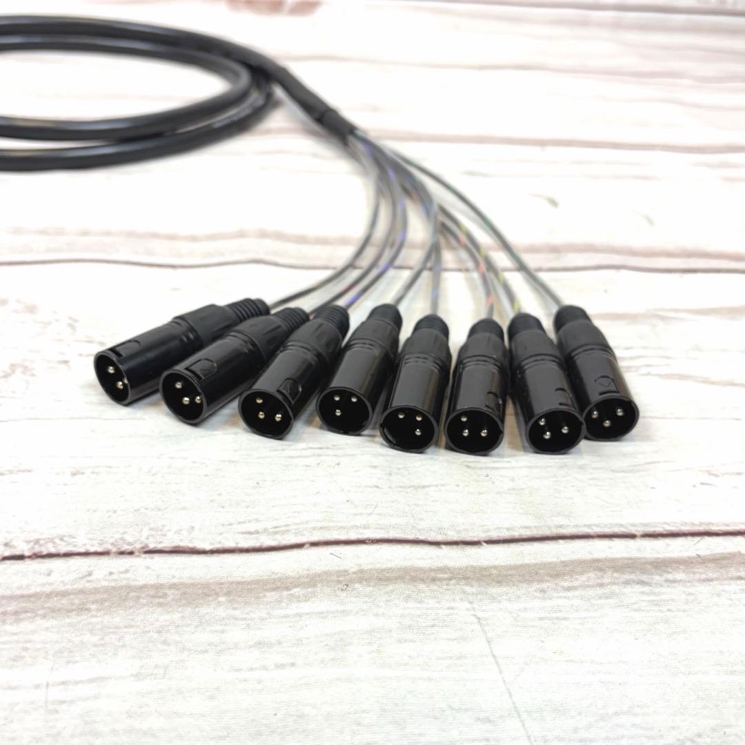 CANARE MR202-8AT XLR 8ch マルチケーブル 2.5m