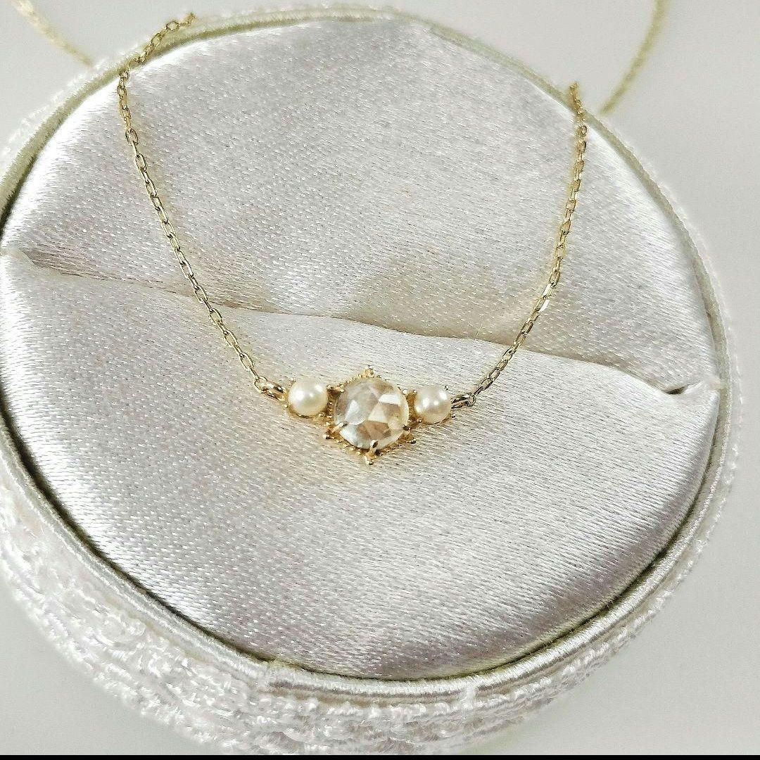 ミ*♪様 ノワールドプーペ K10 ネックレス ロイヤルブルームーンストーン パ