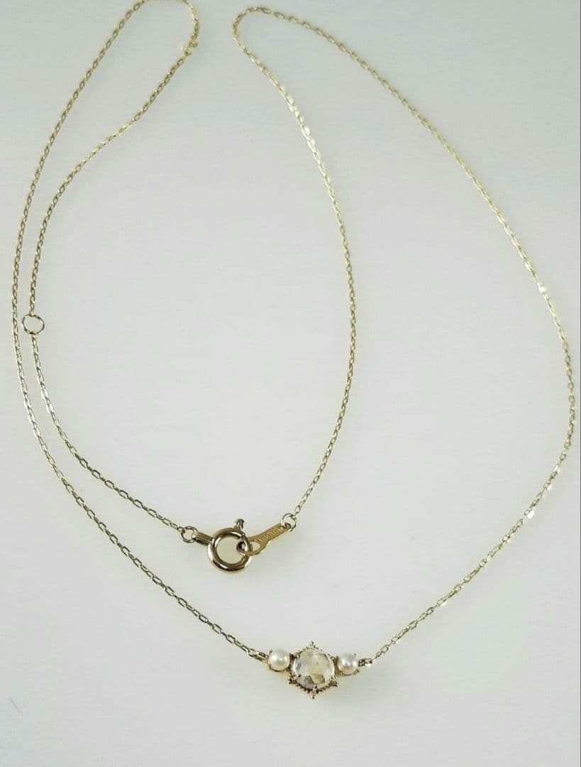 ミ*♪様 ノワールドプーペ K10 ネックレス ロイヤルブルームーンストーン パ