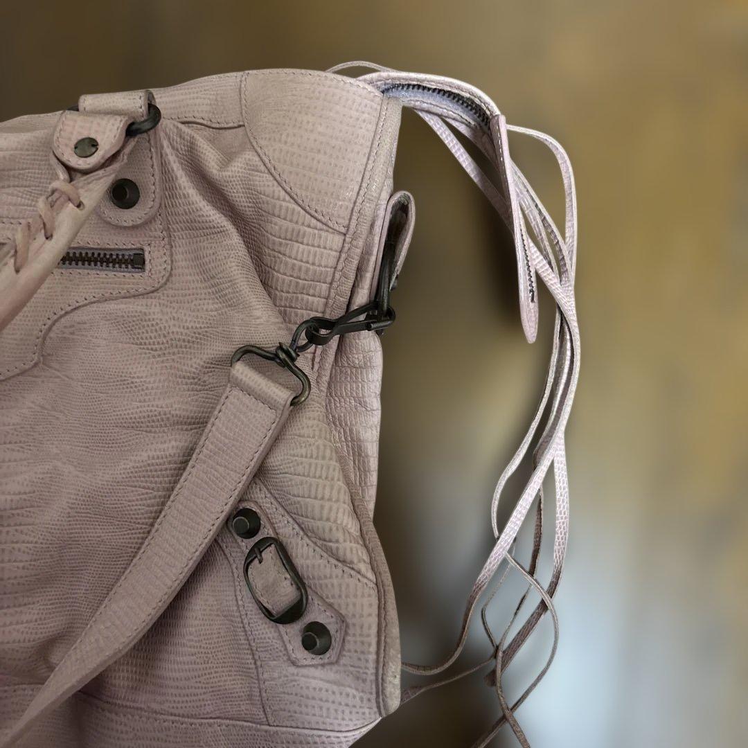 バレンシアガ クラシック バッグ 10周年記念限定モデル 正規品　レア　ピンク