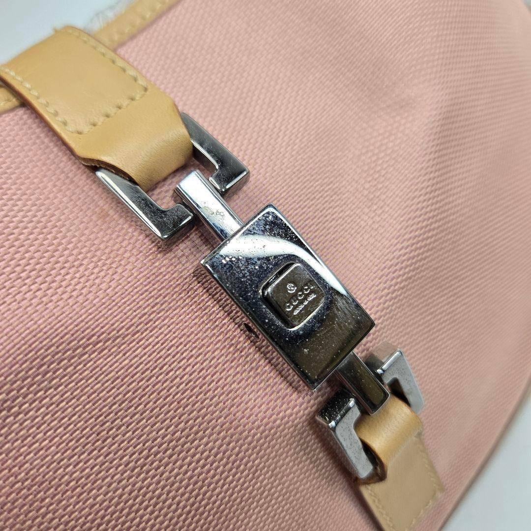 GUCCI ワンショルダーバッグ ジャッキー キャンバス レザー