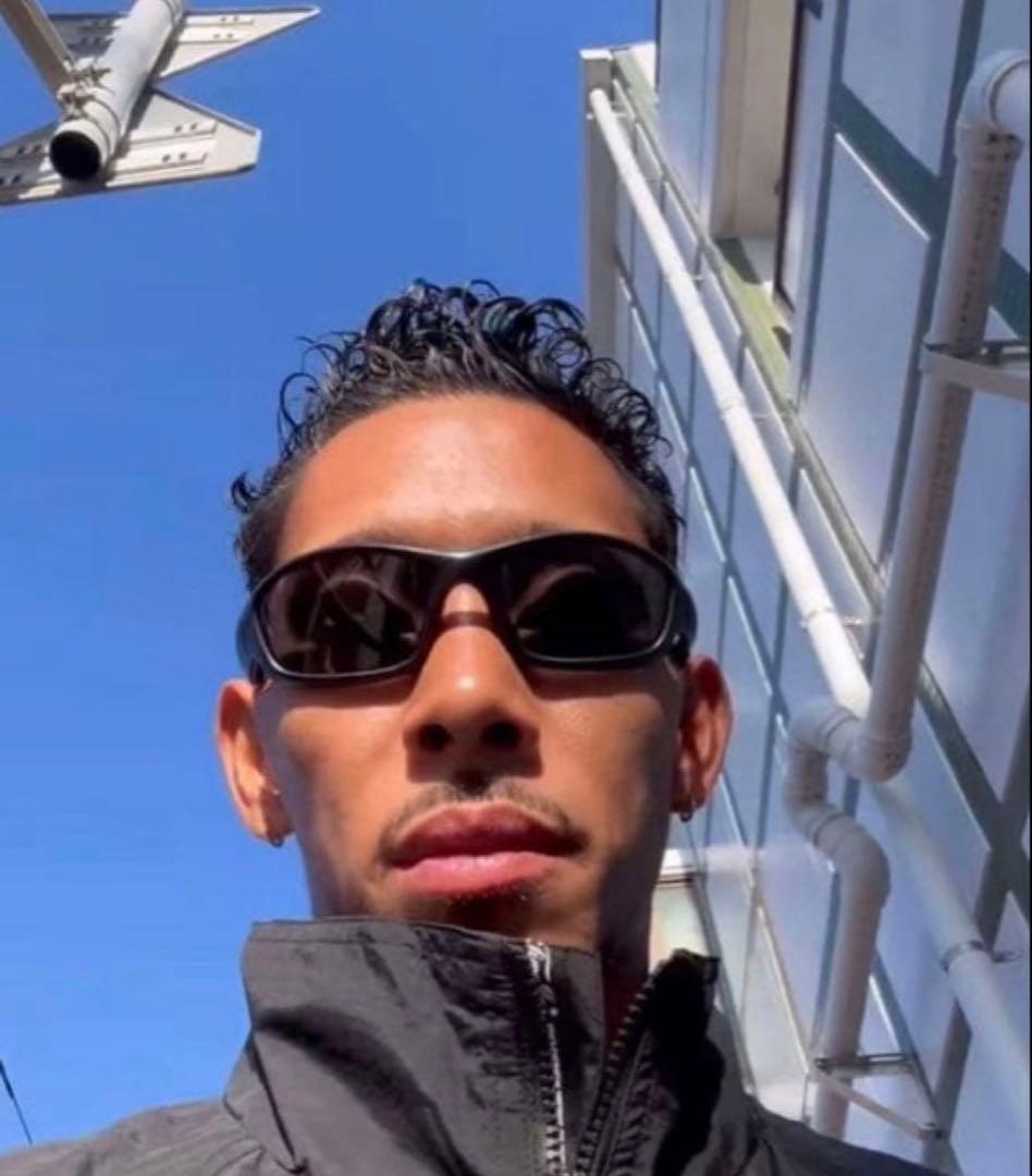 00s y2k オークリー モンスタードッグ サングラス ブラック　廃盤 io