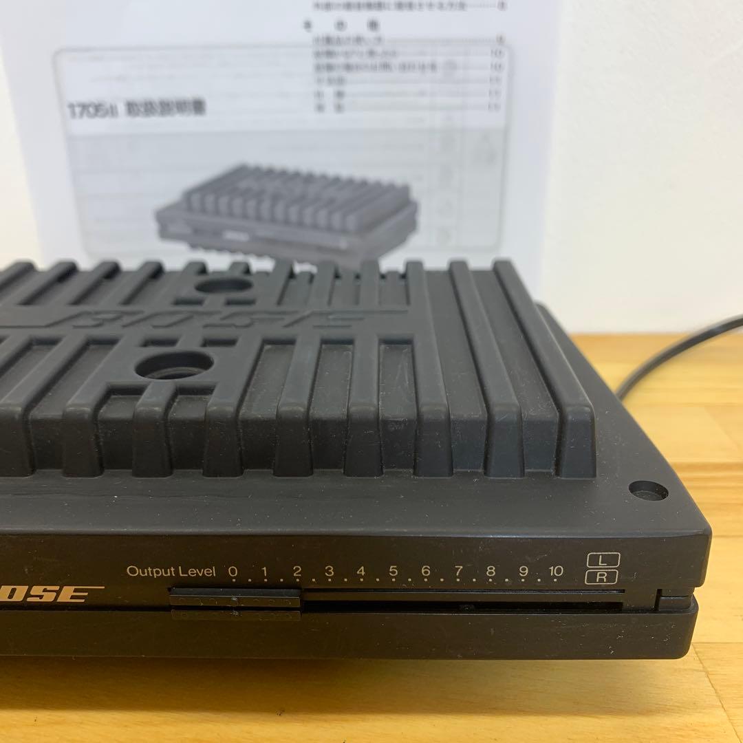BOSE 1705Ⅱ ステレオパワーアンプ メンテナンス済 良好動作品