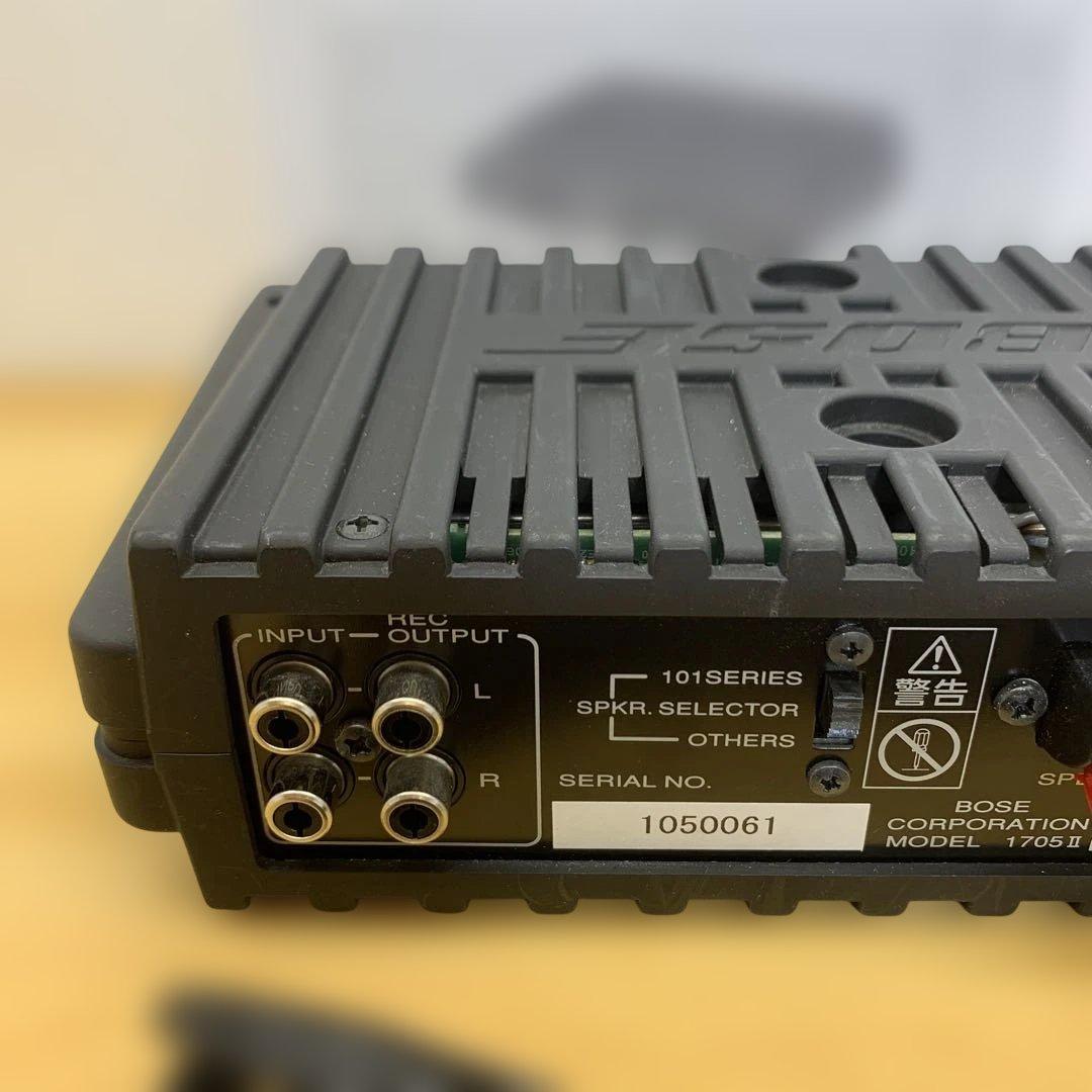 BOSE 1705Ⅱ ステレオパワーアンプ メンテナンス済 良好動作品