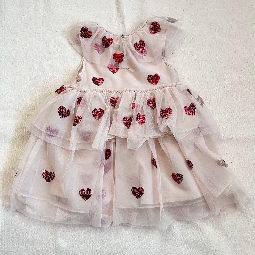 konges slojd ハートスパンコールドレス