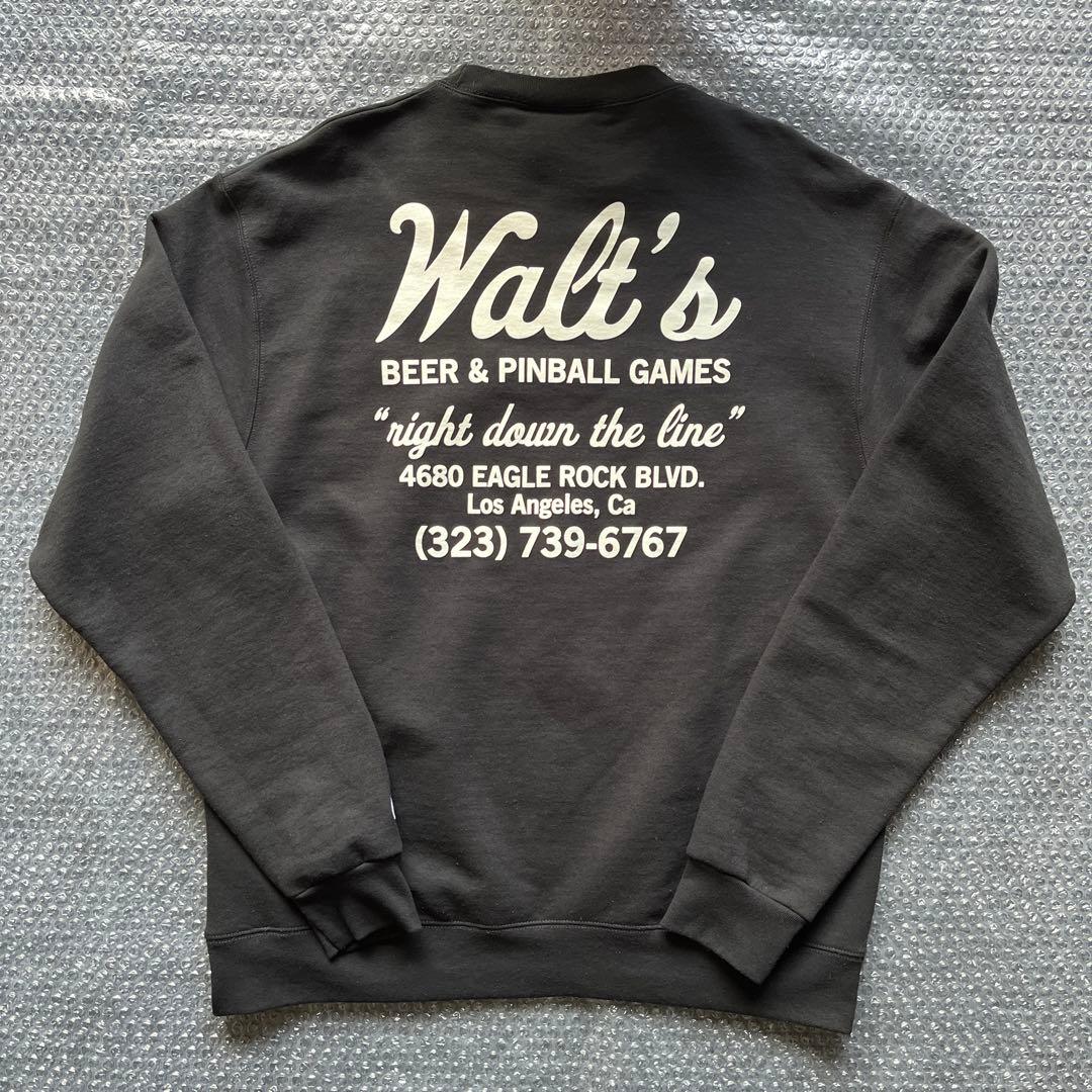 美品 WALT’S BAR CREWNECK BLACK-L Champion
