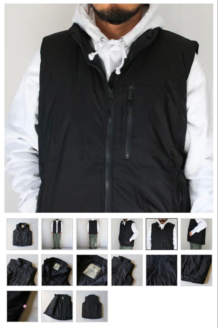 ジャケット・アウター BAF ECWCS GEN3 LEVEL7 PRIMALOFT VEST S-R