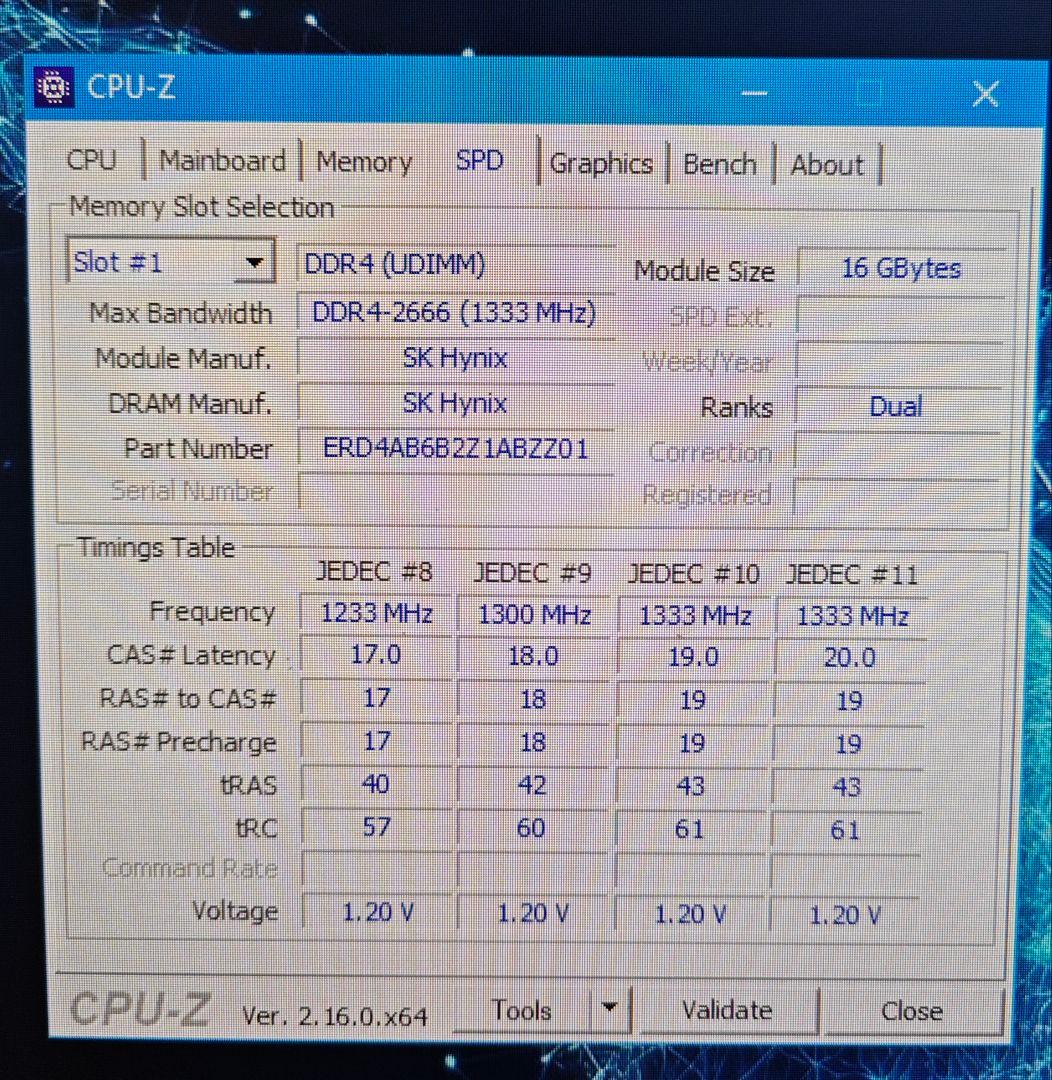 DDR4 2666MHz 16GB メモリモジュール×2枚セット (動作確認済み