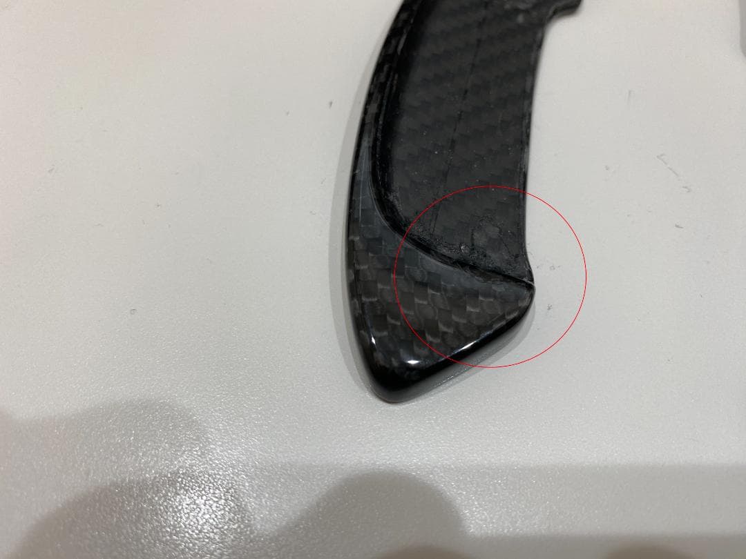 【ability】KOSHI アバルト カーボンパドルシフトカバー