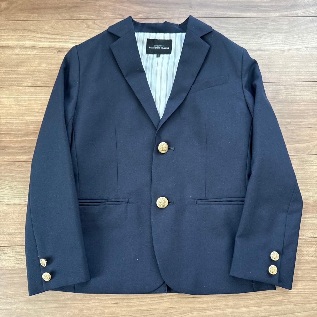 ユナイテッドアローズグリーンレーベルキッズスーツ上下135cm男の子