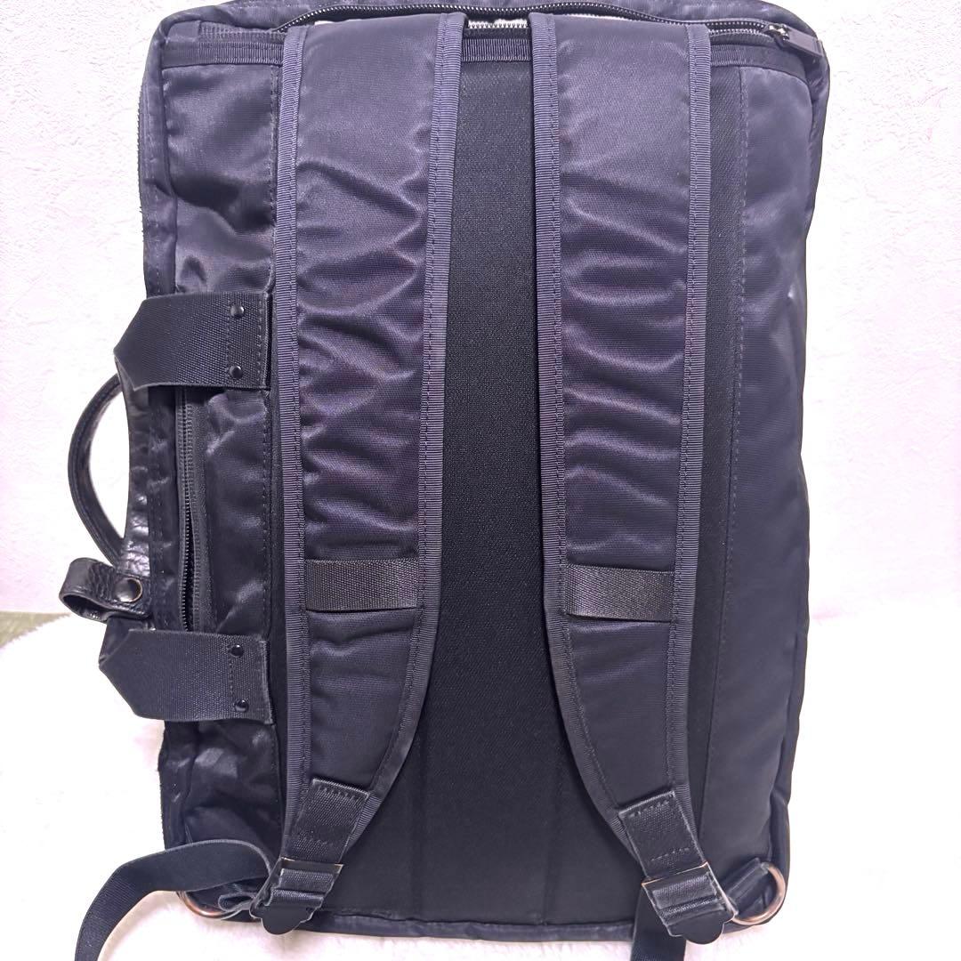 【希少】ポーター　リフト　ビジネスバッグ　リュック　ブラック　2way 2層