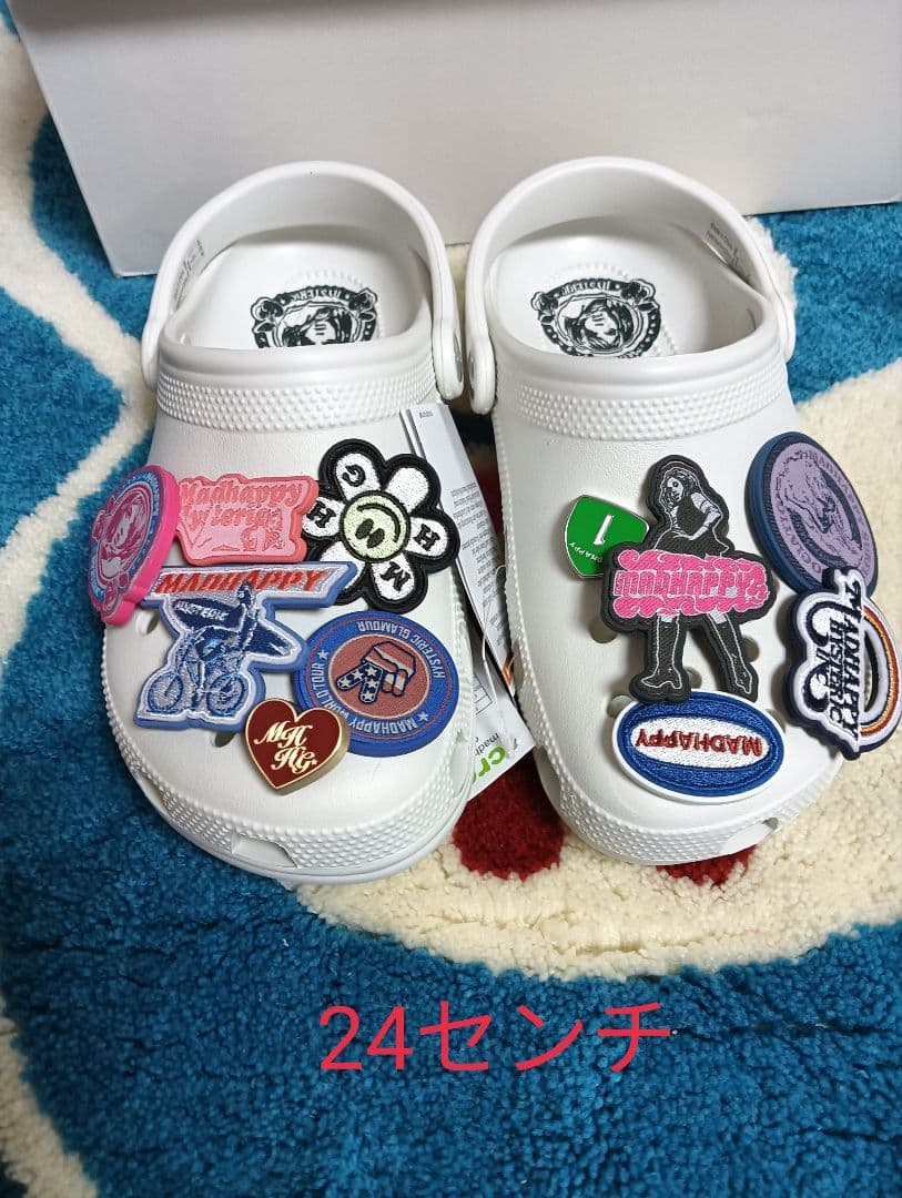 24cm ヒステリックグラマー madhappy crocs ホワイト