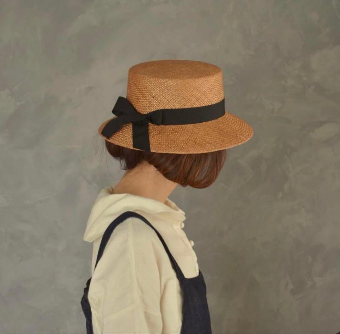 美品✨カワムラ帽子店　麦わら帽子