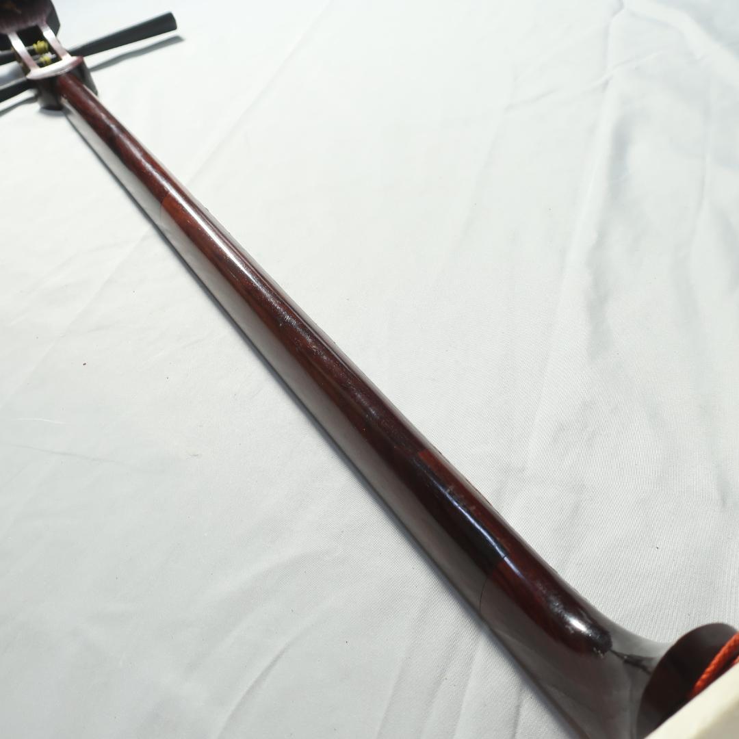 三味線 細棹 ハードケース 撥 付属 長唄 和楽器 E03