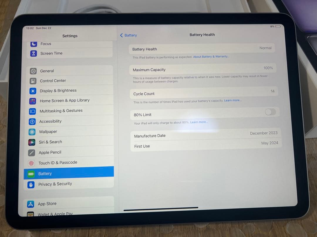 iPad Air 11インチ (M2)128GB