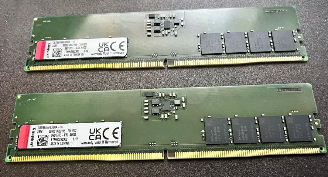 Kingston デスクトップ用PCメモリ　DDR5 32GB 5600MT