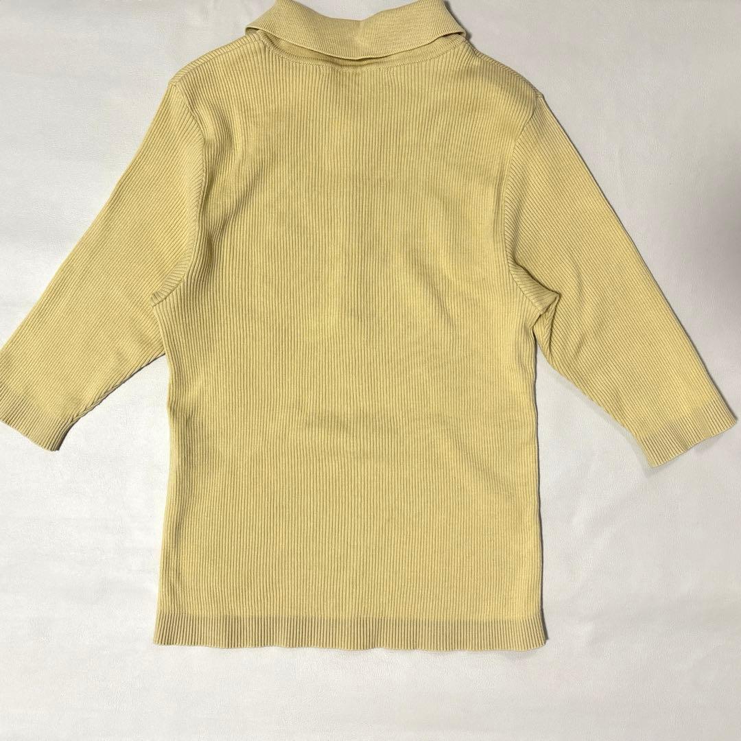 トップス AURALEE GIZA HIGH GAUGE RIB KNIT POLO 1