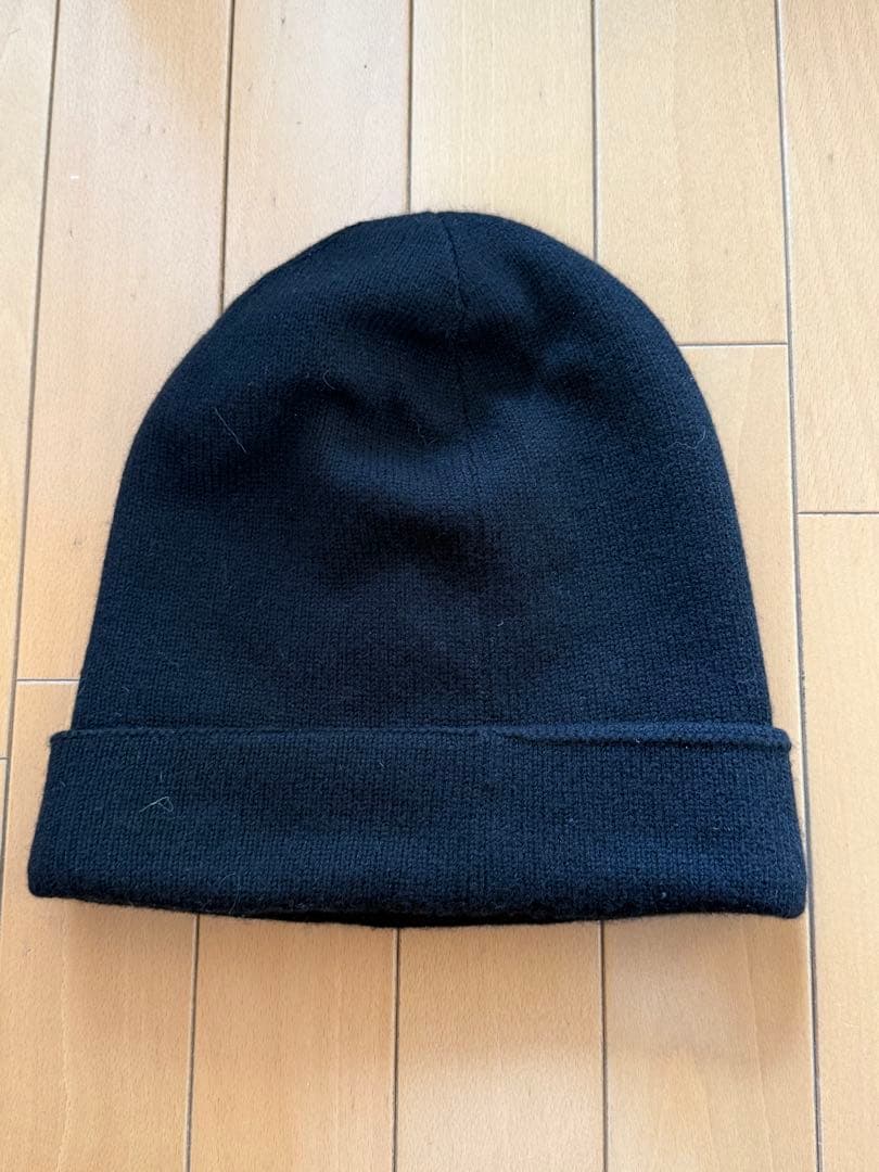 Alexander McQueen ブラックニット帽 L