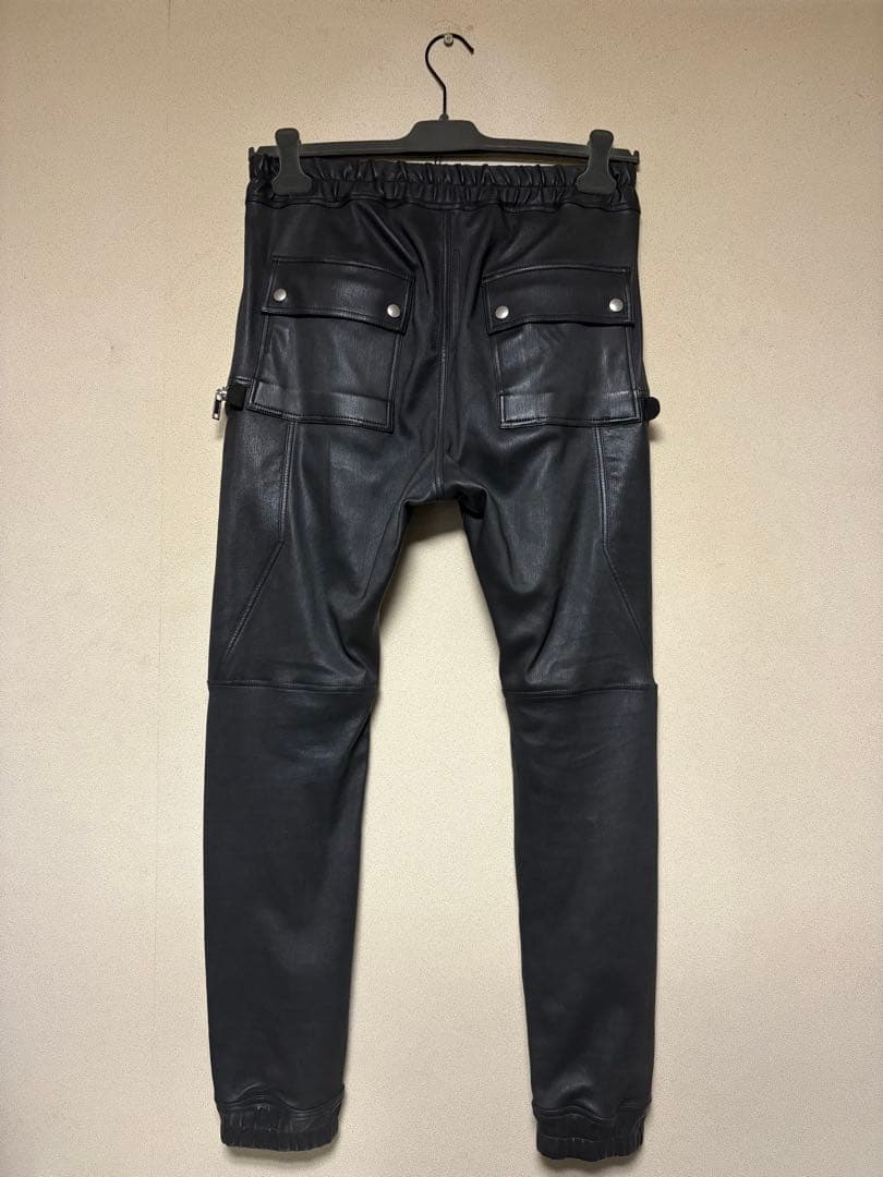 パンツ RICK OWENS / BAUHAUS CARGO LEATHER FW21