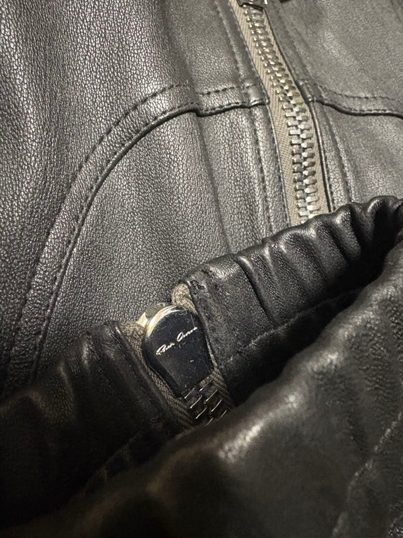 パンツ RICK OWENS / BAUHAUS CARGO LEATHER FW21