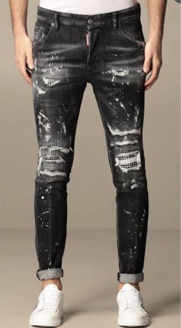 ディースクエアードDSQUARED2 44ブラックデニム