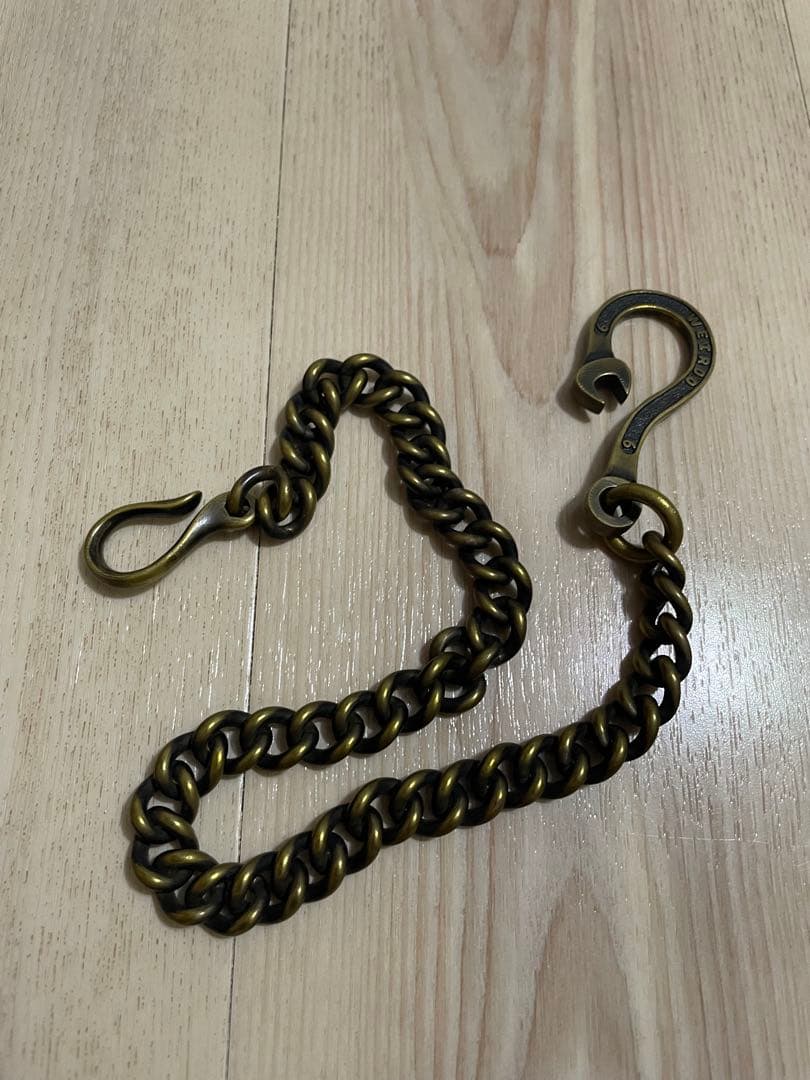 WEIRDO ウォレットチェーン スパナ ブラス