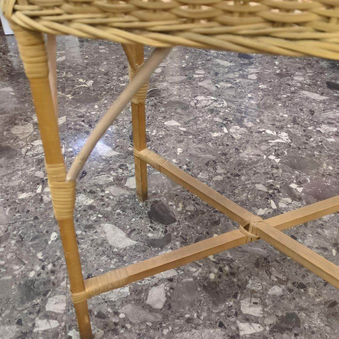 はなこ　昭和レトロ脱衣かご　古道具家具　　　　　　　籐ラック