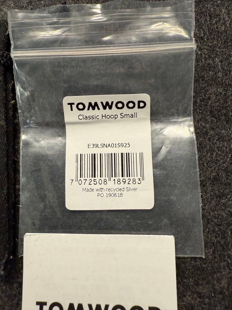 アクセサリー tomwood Classic Hoop Small