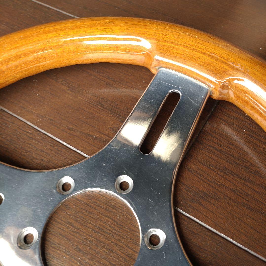 希少　BRT ステアリング　28.5パイ　長穴　小径　ウッド　oba