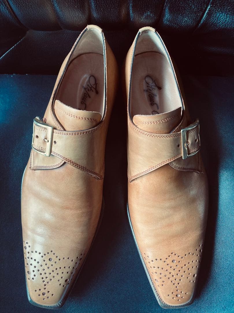 【期間限定】美品 ステファノ・ブランキーニ イタリア製 モンク パティーヌ